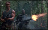 Arnold Schwarzenegger in the movie "Predator"