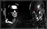 Arnold Schwarzenegger in the movie "The Terminator"