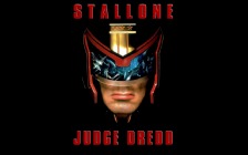 Sylvester Stallone in the movie "Judge Dredd"