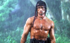 Sylvester Stallone in the movie "Rambo: First Blood Part II"