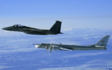 F-22 Raptor Intercept Tu-95 Bear Off Alaska