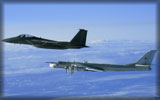 F-22 Raptor Intercept Tu-95 Bear Off Alaska