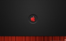 Apple Logo, Red