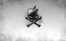 Apple Logo, Skull