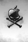 Apple Logo, Skull