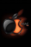 Apple Logo, Black & Orange, Mac OS