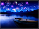 Boat, Fireworks