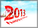 Happy New Year 2013, Snowflakes