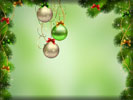 Christmas Background, Green Theme
