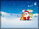 Merry Christmas, Snowman, Santa Claus
