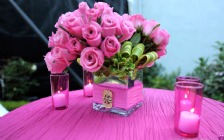 Valentine's Day, Pink Roses Bouquet