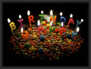 Happy Birthday, Candles, Cake