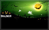 Halloween, Pumpkins, Bats, Ghosts