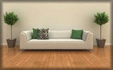 Interior Design: White Sofa