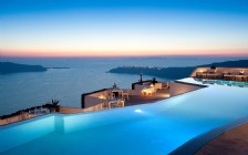 Swimming Pool, Santorini, Greece