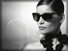 Laetitia Casta wearing Sunglasses, Black & White