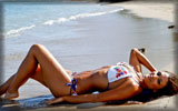 Eve Torres in Bikini on the Beach