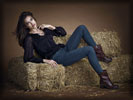 Irina Shayk in Boots & Jeans
