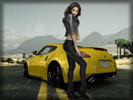 Irina Shayk, Nissan 370Z, Girl & Car
