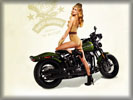 Marisa Miller with Harley-Davidson, Bikes & Girls