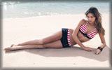 Miranda Kerr in Bikini on the Beach, Feet