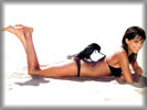 Petra Nemcova in Bikini on the Beach, Feet, Soles