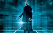 Tron: Legacy Jeff Bridges as Kevin Flynn with a Disc