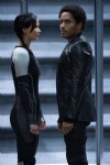 The Hunger Games: Catching Fire, Jennifer Lawrence & Lenny Kravitz