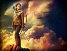 Hunger Games: Catching Fire, Jennifer Lawrence as Katniss, Bow & Arrow