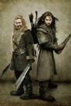 The Hobbit: Aidan Turner as Kili & Dean O'Gorman as Fili