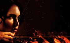 The Hunger Games: Jennifer Lawrence, Bow & Arrow, Face