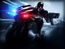 RoboCop: Joel Kinnaman with a Gun on a Motorbike