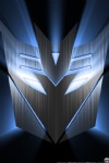 Transformers 3, Decepticons Logo, Blue Theme