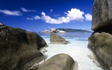 Beach and Sea, Coco Island, Seychelles