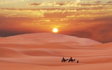 Caravan in Sahara Desert, Morocco