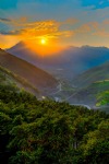 Dzheyrakh, Mountains, Sunset, Ingushetia, North Caucasus, Russia