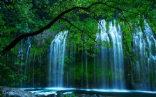 Mossbrae Waterfalls, Sacramento River, Dunsmuir, California, United States