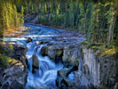 Sunwapta Falls, Sunwapta River, Jasper National Park, Canada