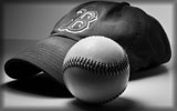 Boston Red Sox Cap & Ball, Black & White