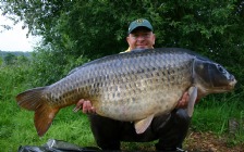 Fishing, Chris Lowe, 55 pounds, 25 kilograms Carp