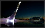 Sochi 2014 Winter Olympic Games: Olympic Flame, "Bolshoy Ice Dome" Arena
